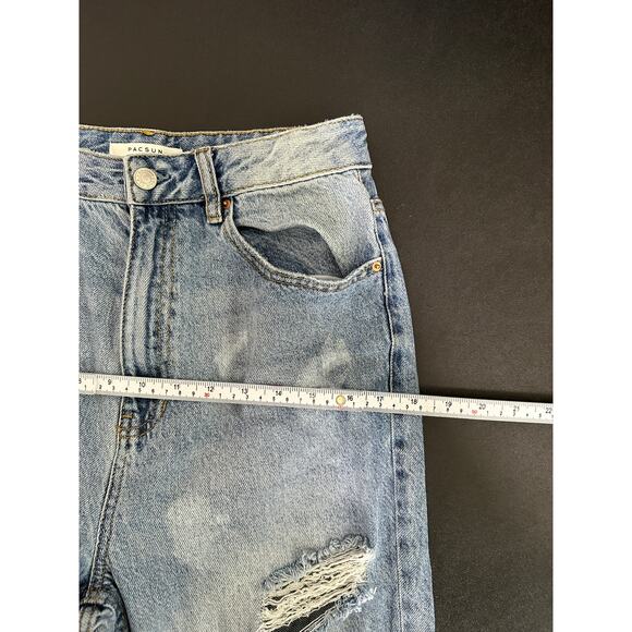Pacsun Women's‎ Light Wash Distressed 90's Boyfriend Loose Fit Jeans Size 29 - Picture 15 of 15